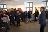 Eröffnung der Ausstellung im Torhaus Rombergpark durch die Bürgermeisterin Birgit Jörder